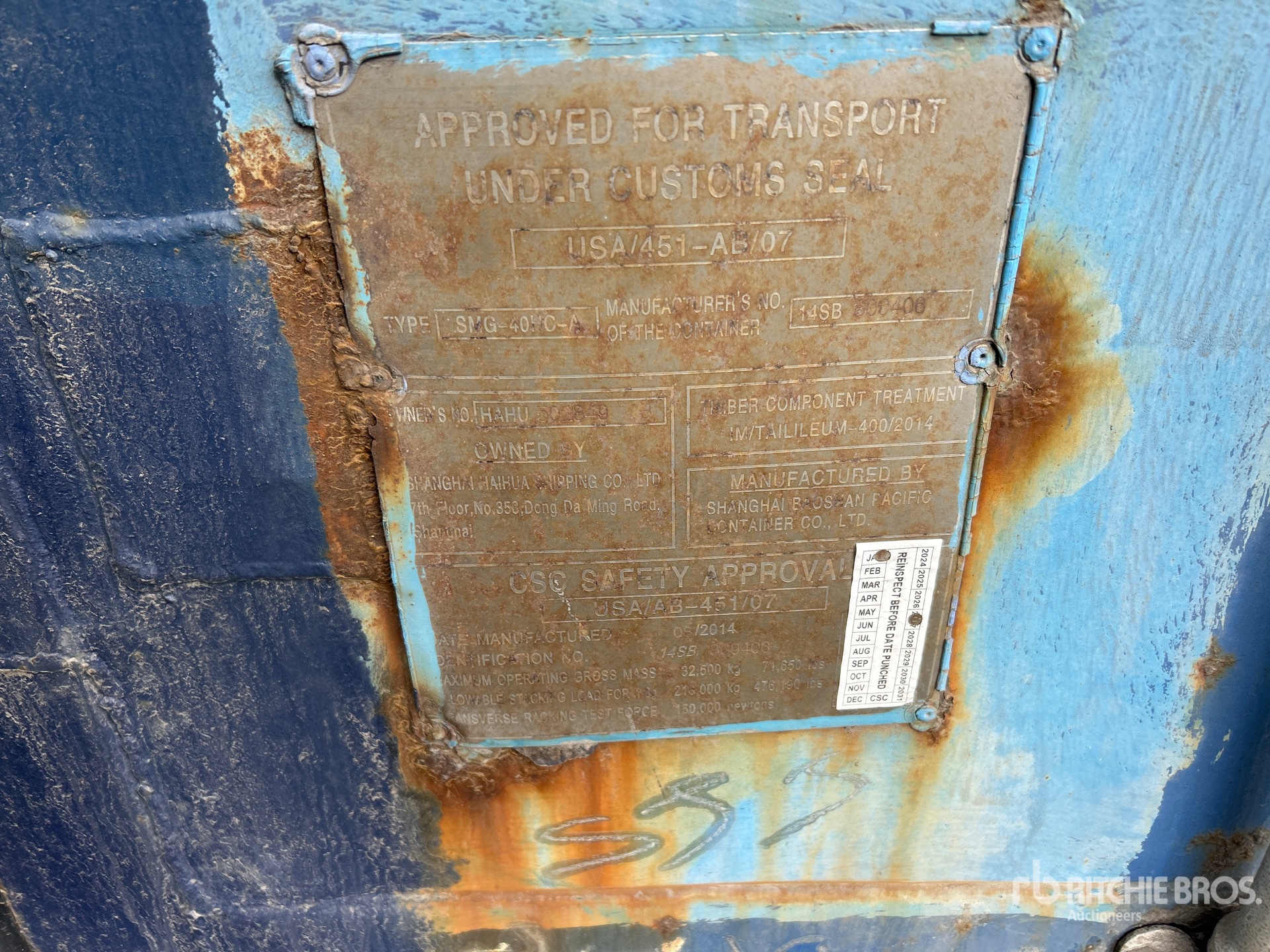 General Appearance with Seriennummer / FIN