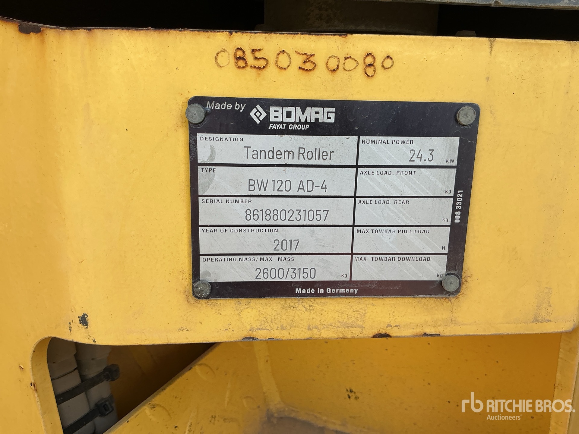 General Appearance with Seriennummer / FIN