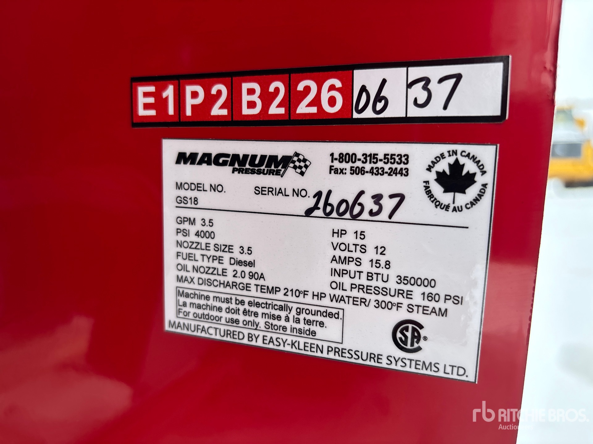 General Appearance with Numer seryjny/numer identyfikacyjny pojazdu