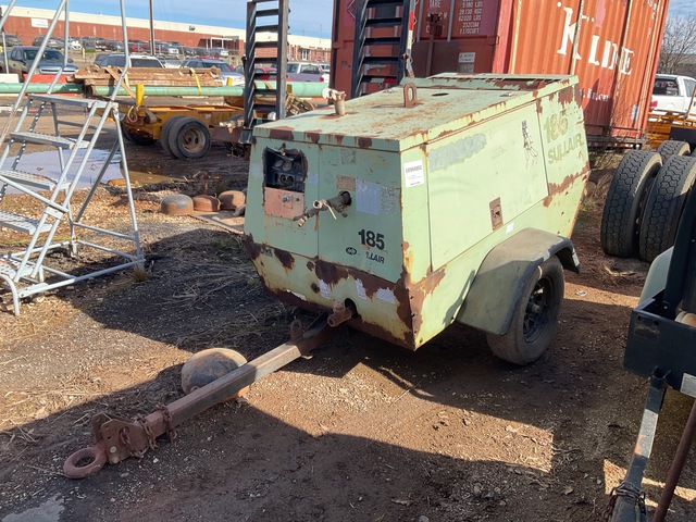 1999 Sullair 185H 185 cfm  Mobile Air Compressor (Inoperable)