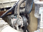 Engine with A/C Compressor