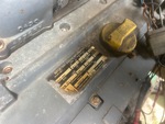 Engine with Emission Certification Label