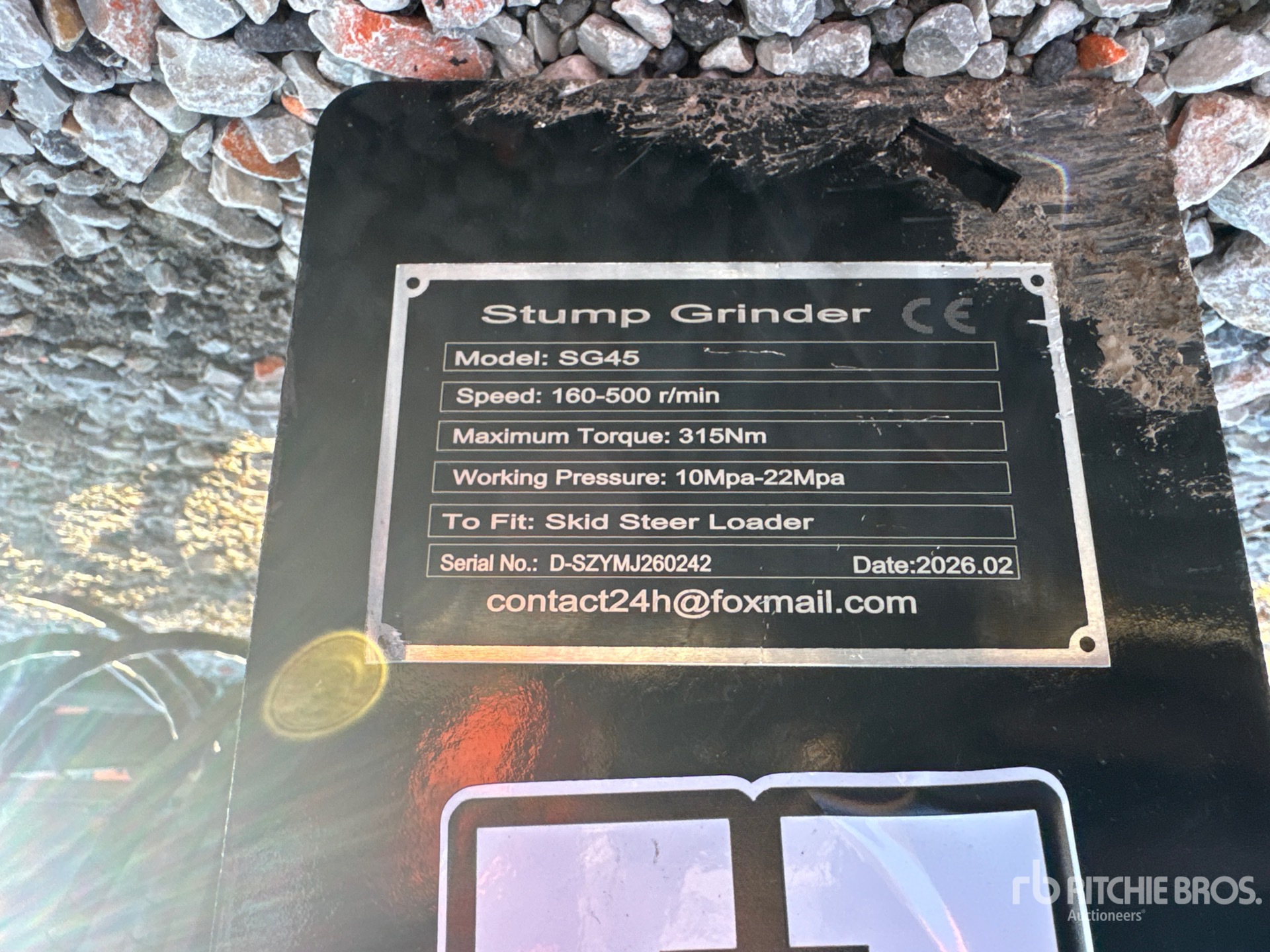 General Appearance with N.º de serie/VIN