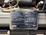 Engine with Emission Label