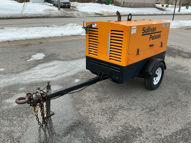 Sullivan Palatek D185P2JD 185 cfm Mobile Air Compressor