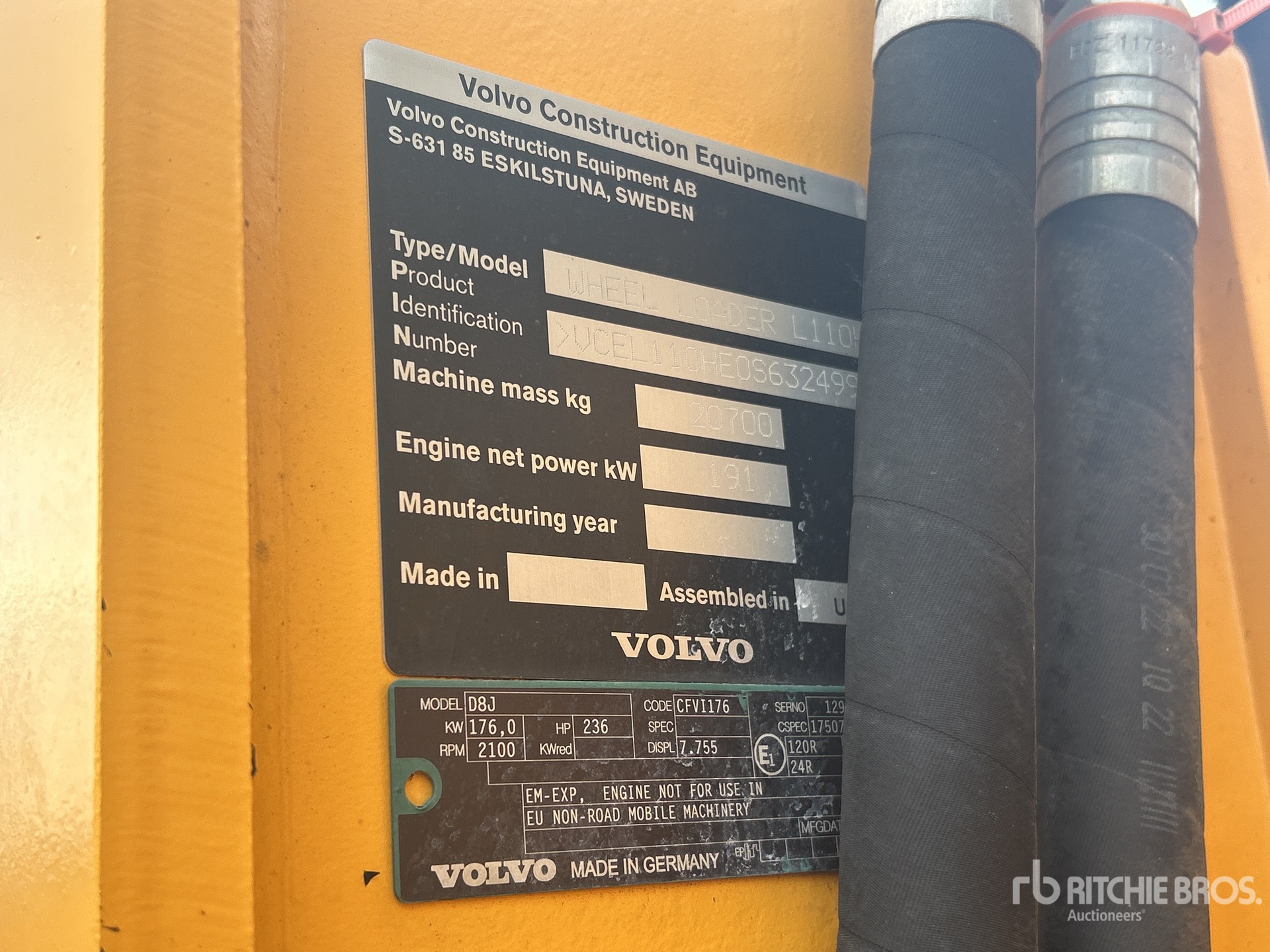 General Appearance with Numer seryjny/numer identyfikacyjny pojazdu