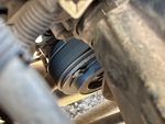 Engine with A/C Compressor