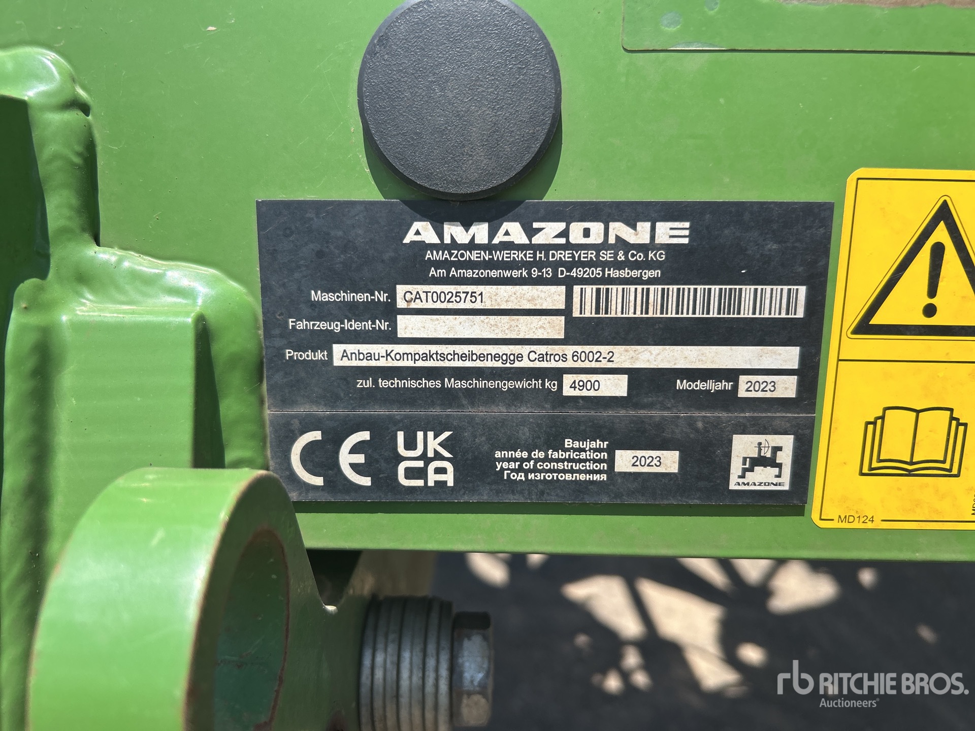 General Appearance with N.º de serie/VIN