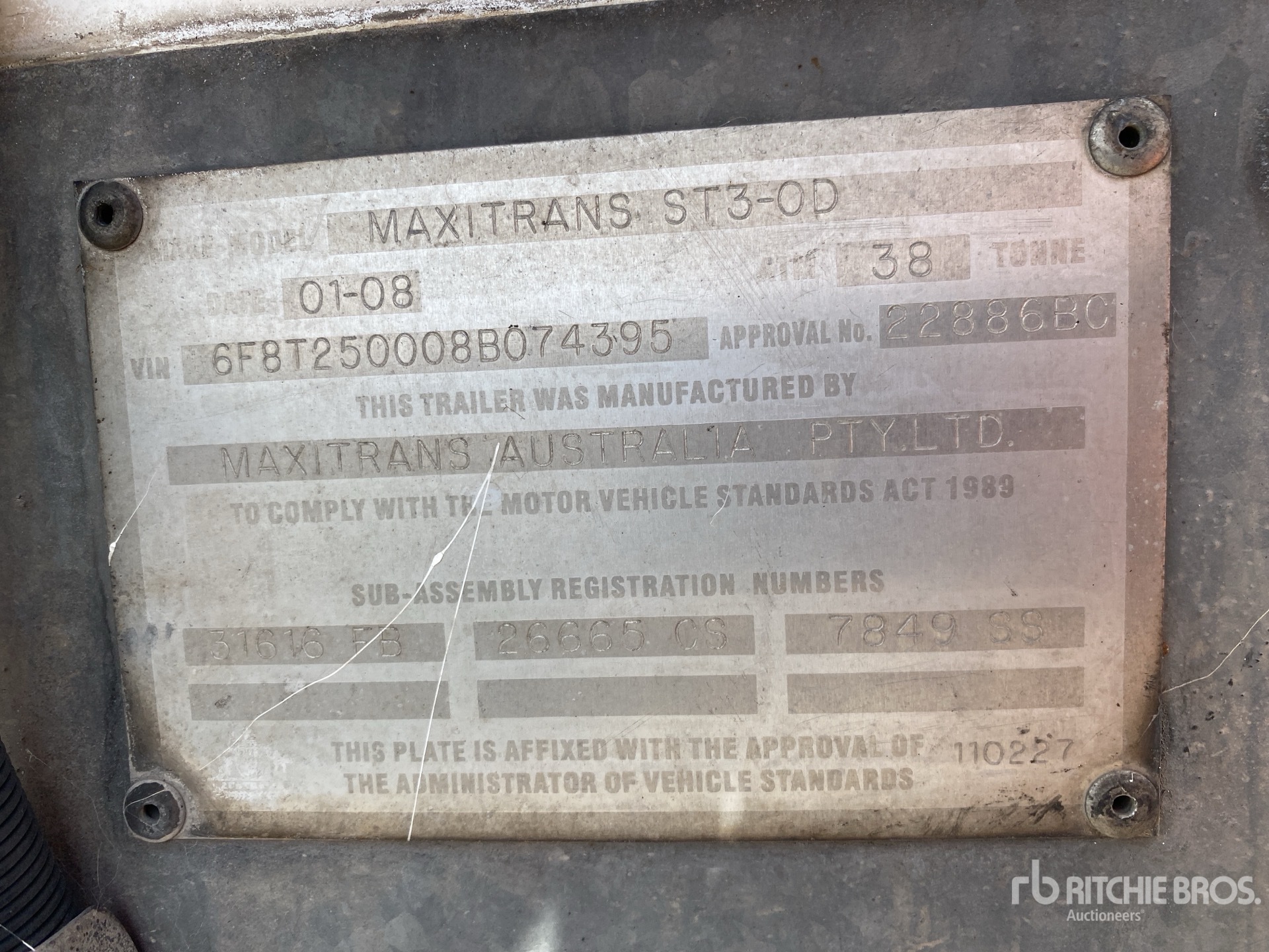 General Appearance with Seriennummer / FIN