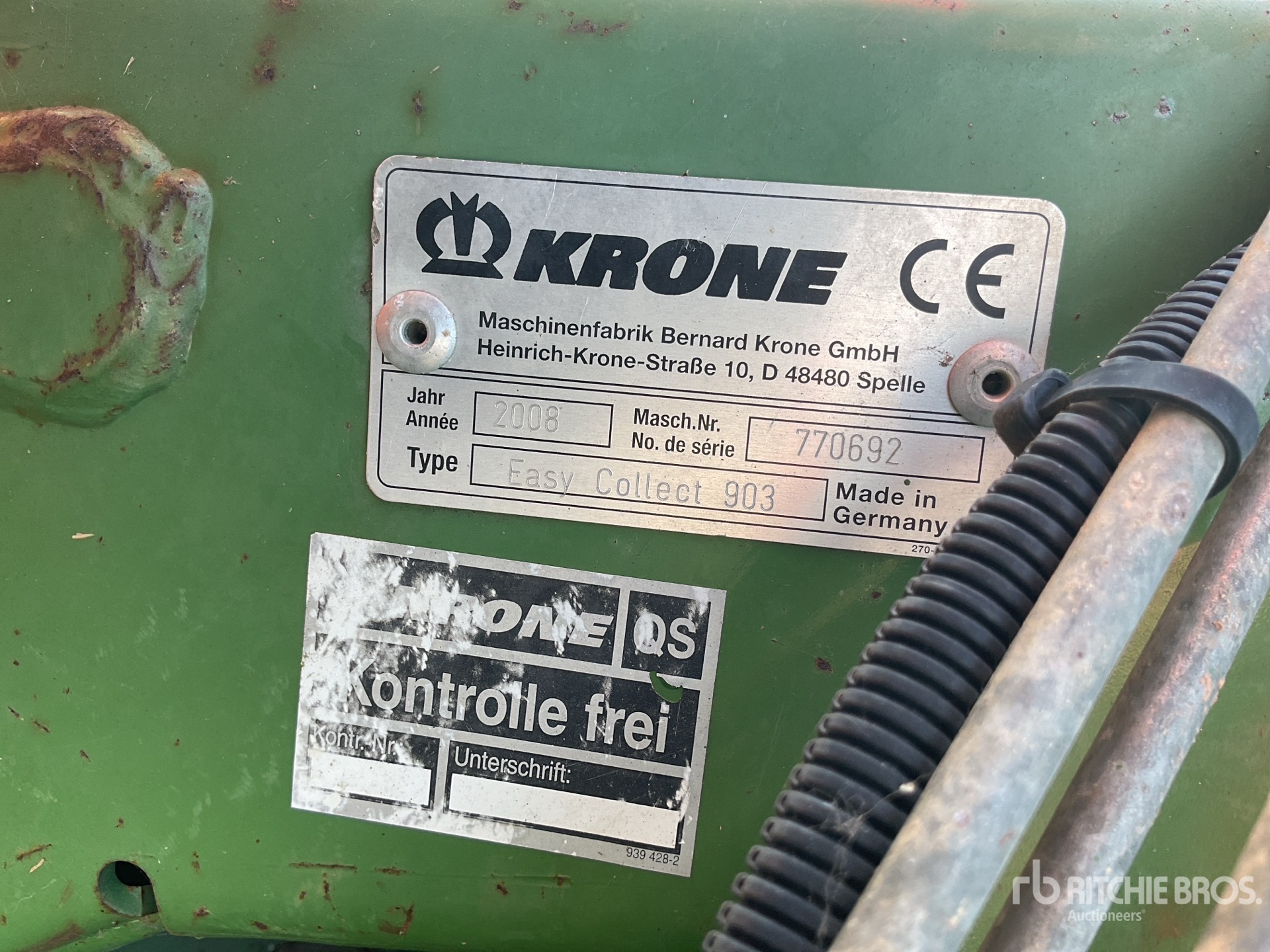 General Appearance with Numero seriale/numero d’identificazione del veicolo (VIN)