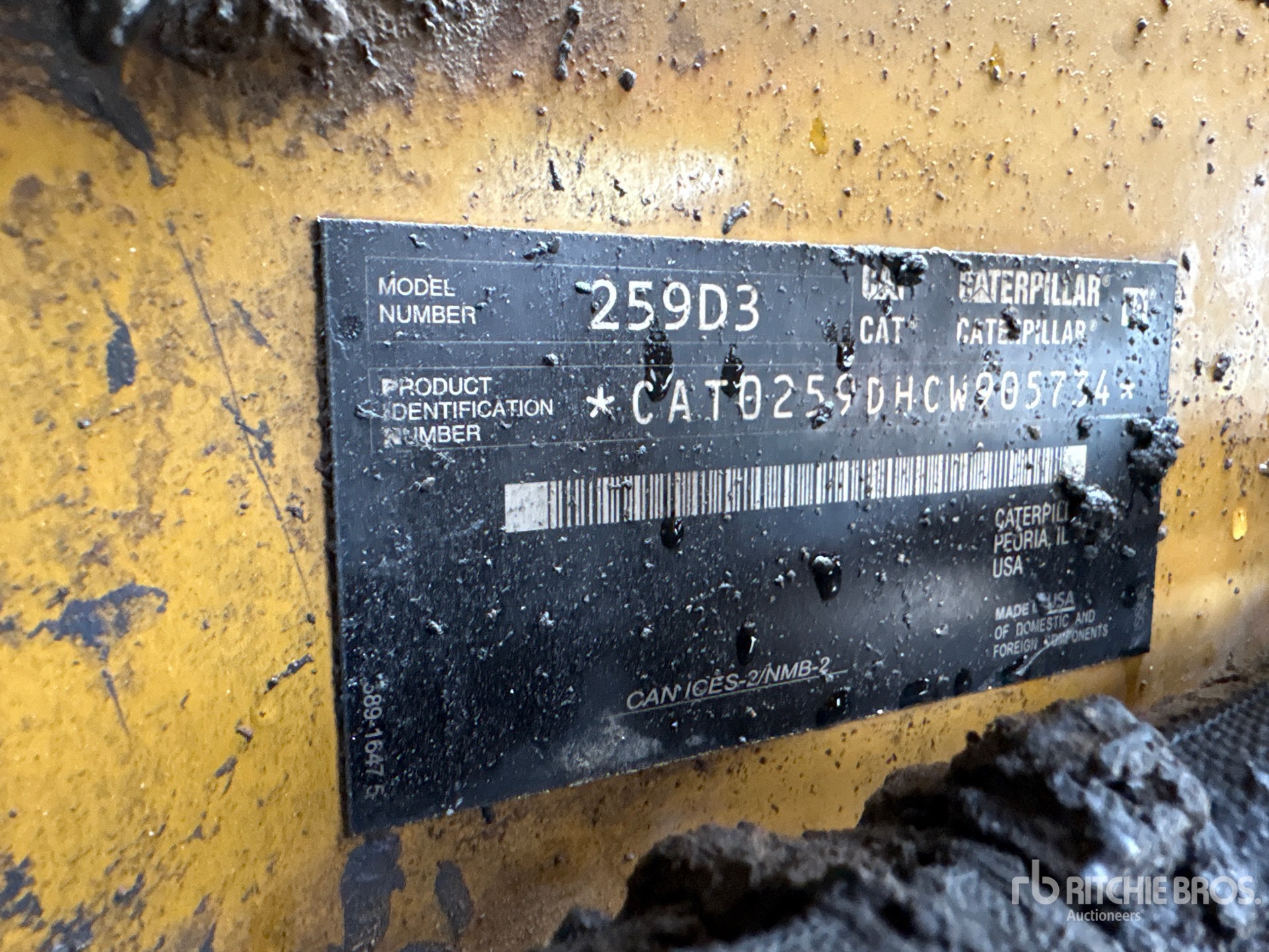 General Appearance with N.º de serie/VIN