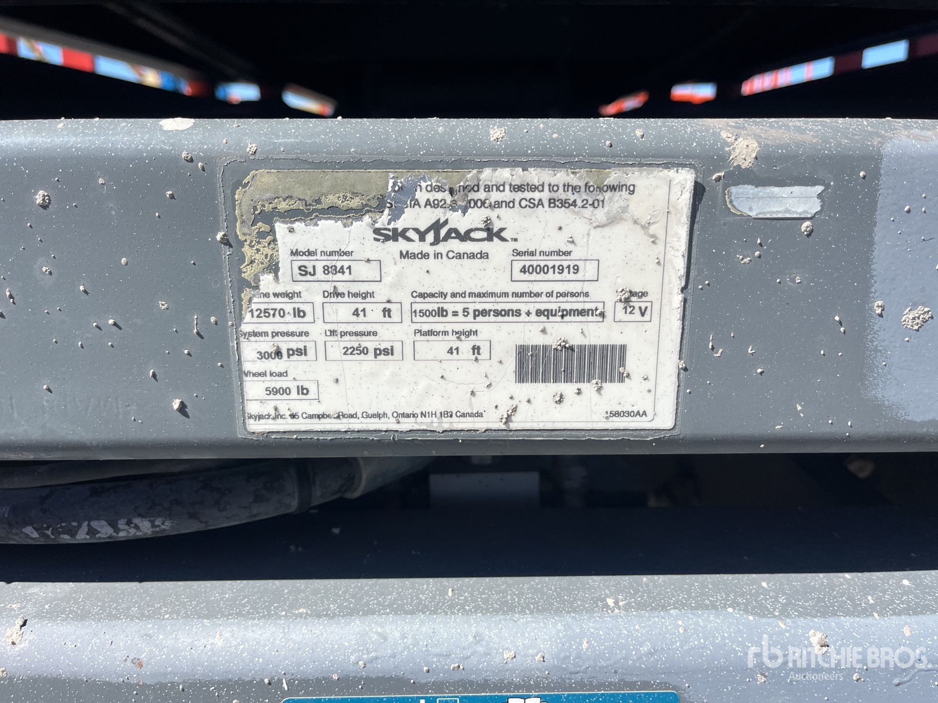 General Appearance with N.º de serie/VIN