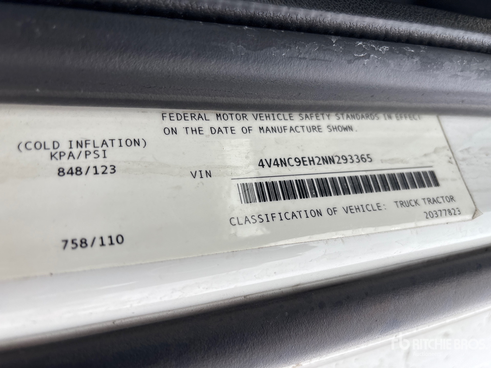 General Appearance with Numéro de série/Numéro d'identification du véhicule automobile