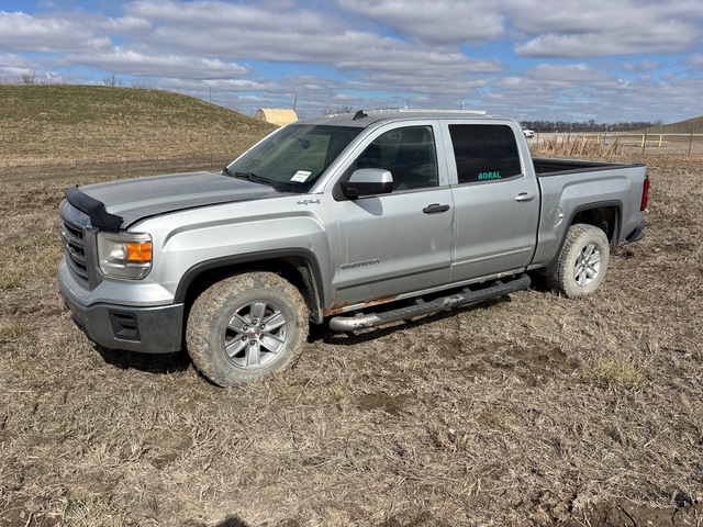 2014 GMC Sierra 1500 SLE 4x4 Crew Cab Pickup (Inoperable) 2014 GMC Sierra 1500 SLE 4x4 Crew Cab Pickup (Inoperable)