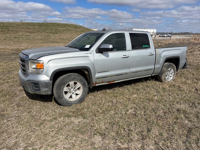 2014 GMC Sierra 1500 SLE 4x4 Crew Cab Pickup (Inoperable) 2014 GMC Sierra 1500 SLE 4x4 Crew Cab Pickup (Inoperable)