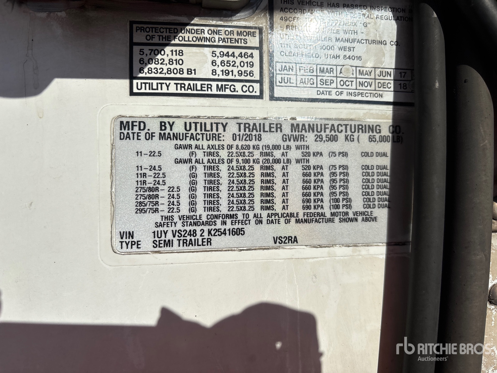 General Appearance with Numer seryjny/numer identyfikacyjny pojazdu