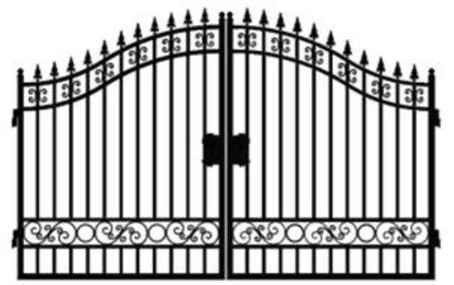 Greatbear Wrought Iron Driveway Gate (Unused)