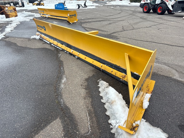 Pro-Tech LP18L 18 ft Low Profile Angle Snow Pusher - Fits Wheel Loader