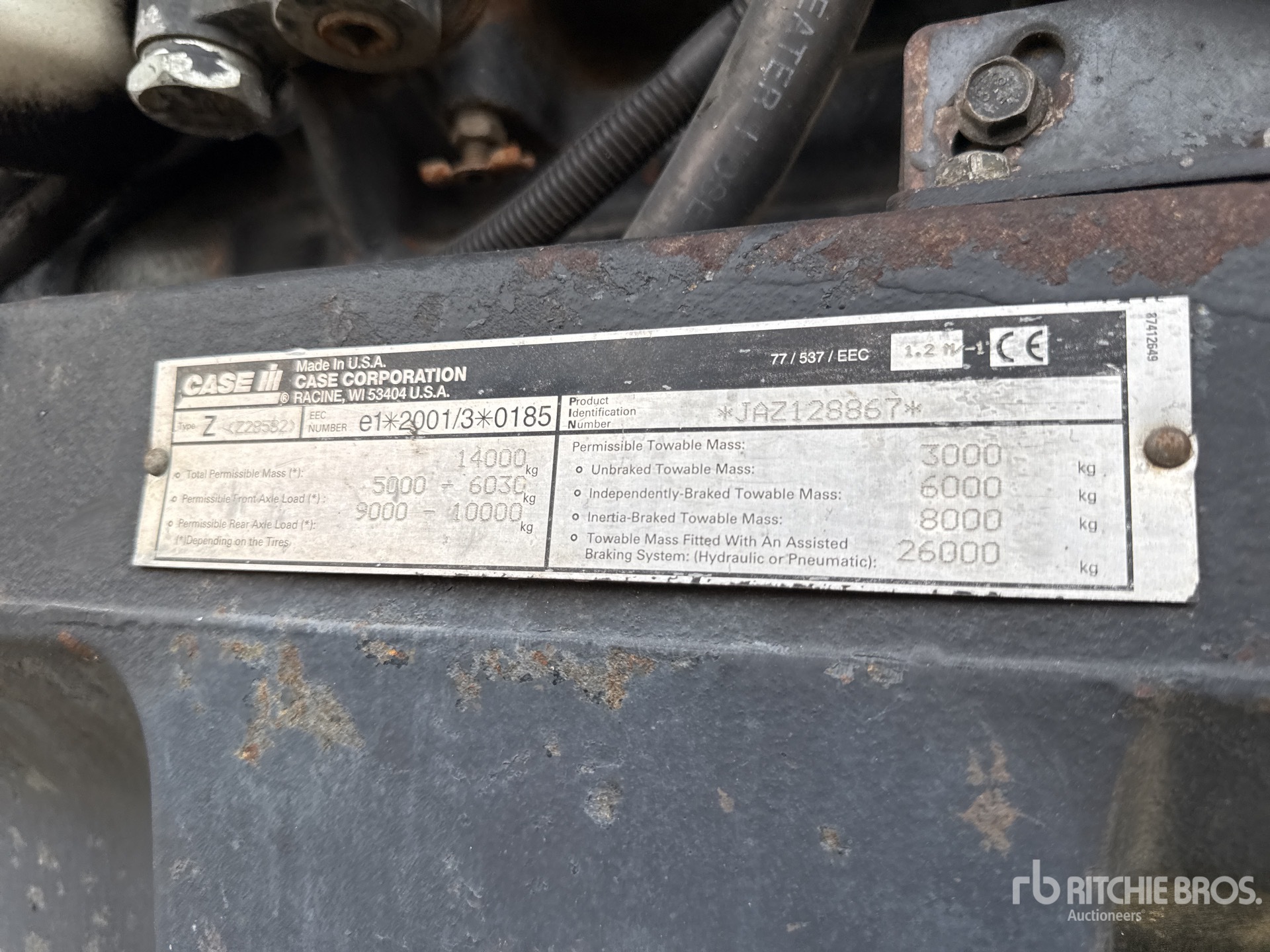 General Appearance with Seriennummer / FIN