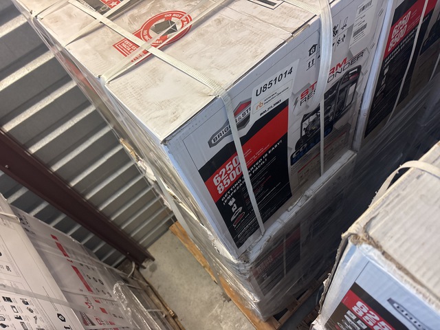 Quantity of (6) Briggs & Stratton Storm Responder 6.25 kW Generator Set (Unused)