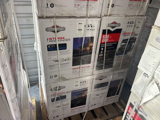 Quantity of (6) Briggs & Stratton Storm Responder 6.25 kW Generator Set (Unused)