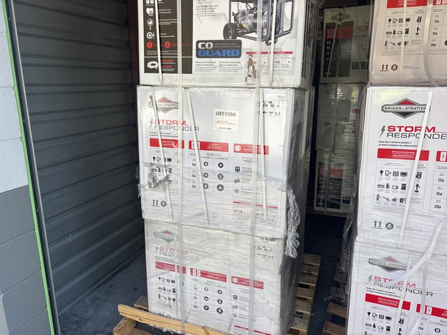 Quantity of (6) Briggs & Stratton Storm Responder Generator Set (Unused)