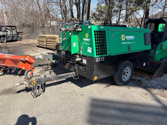 2016 Sullivan D375PDCU1SB 375 cfm Mobile Air Compressor