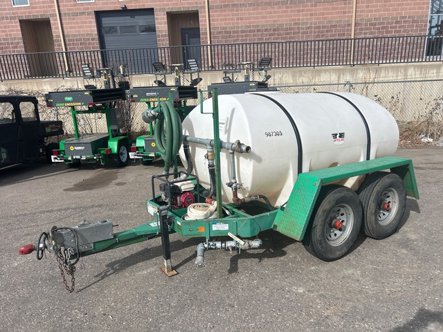2017 WYLIE MFG EXP800SG 800 gal T/A Water Tank Trailer