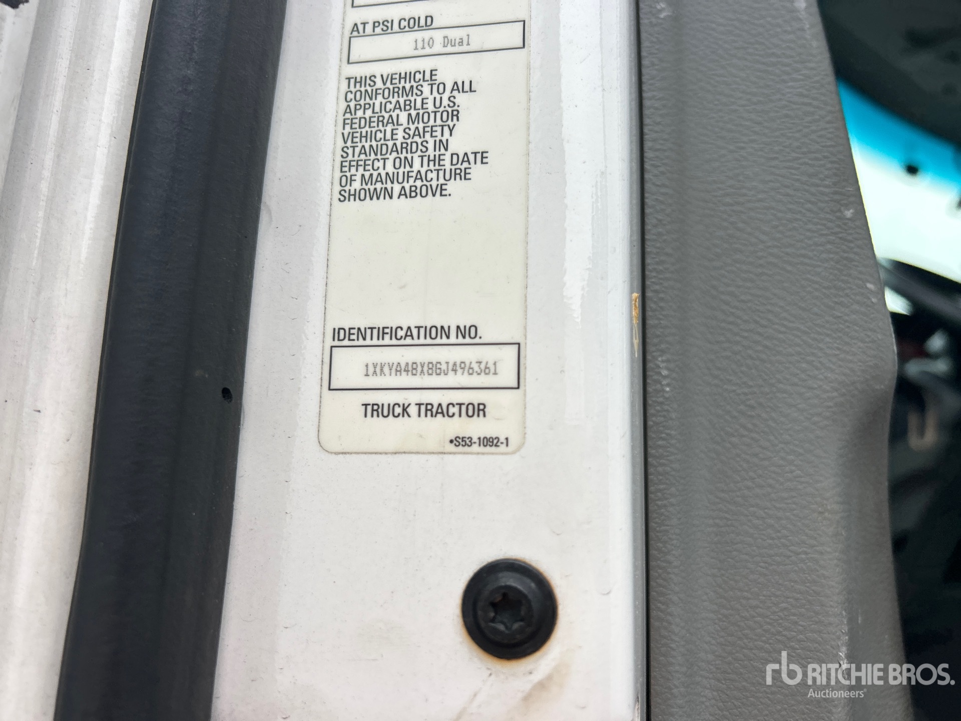 General Appearance with N.º de serie/VIN