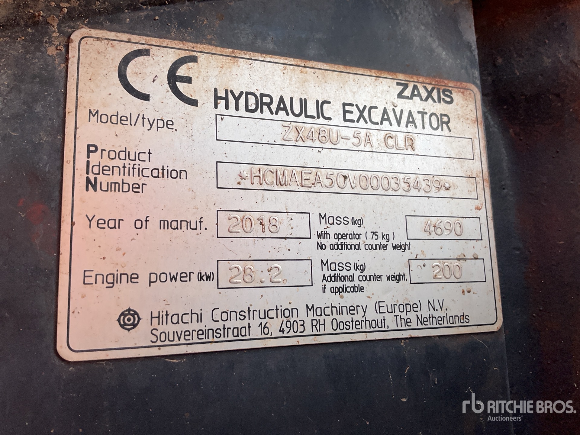 General Appearance with Numéro de série/Numéro d'identification du véhicule automobile