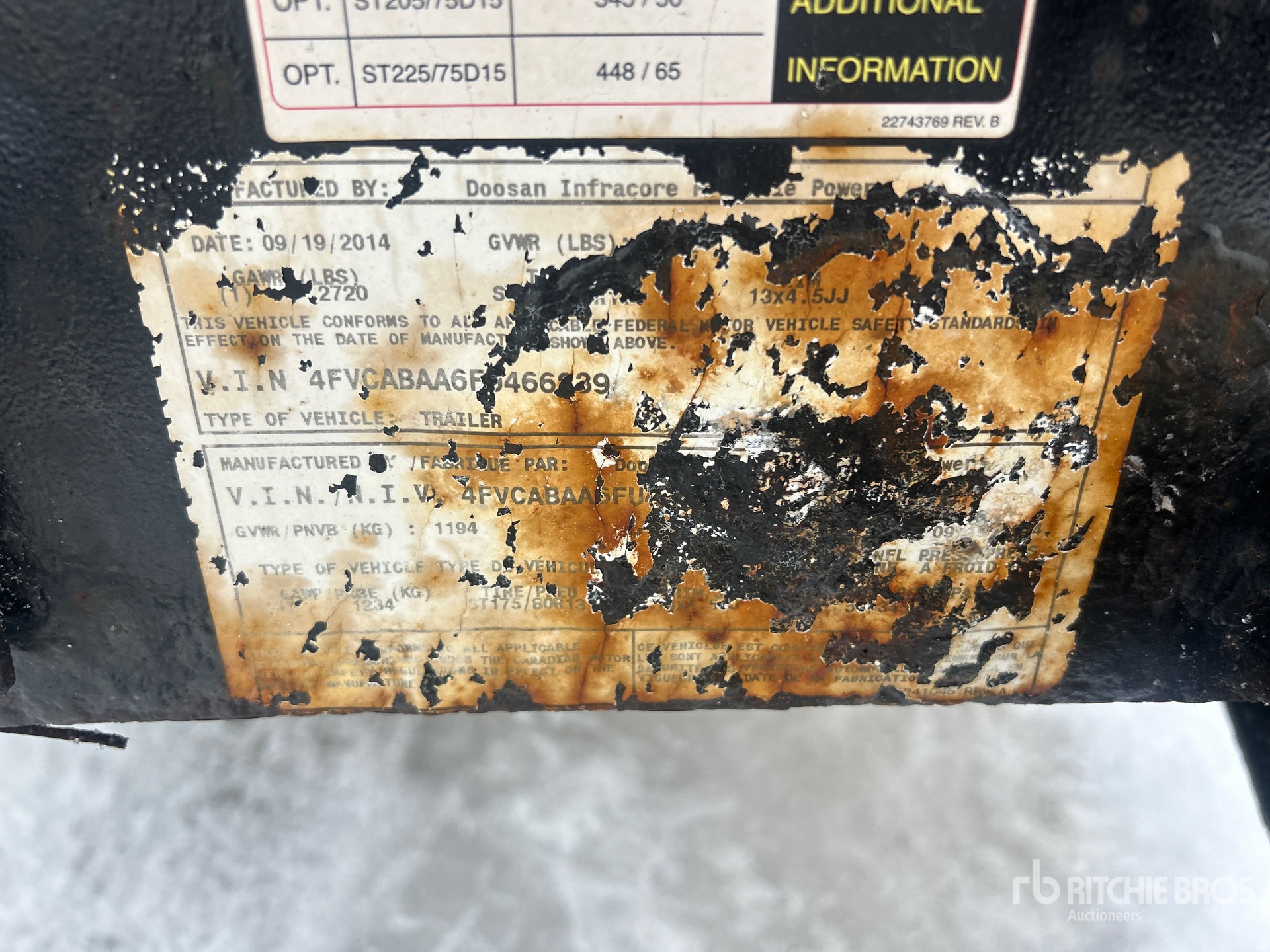 General Appearance with Numer seryjny/numer identyfikacyjny pojazdu