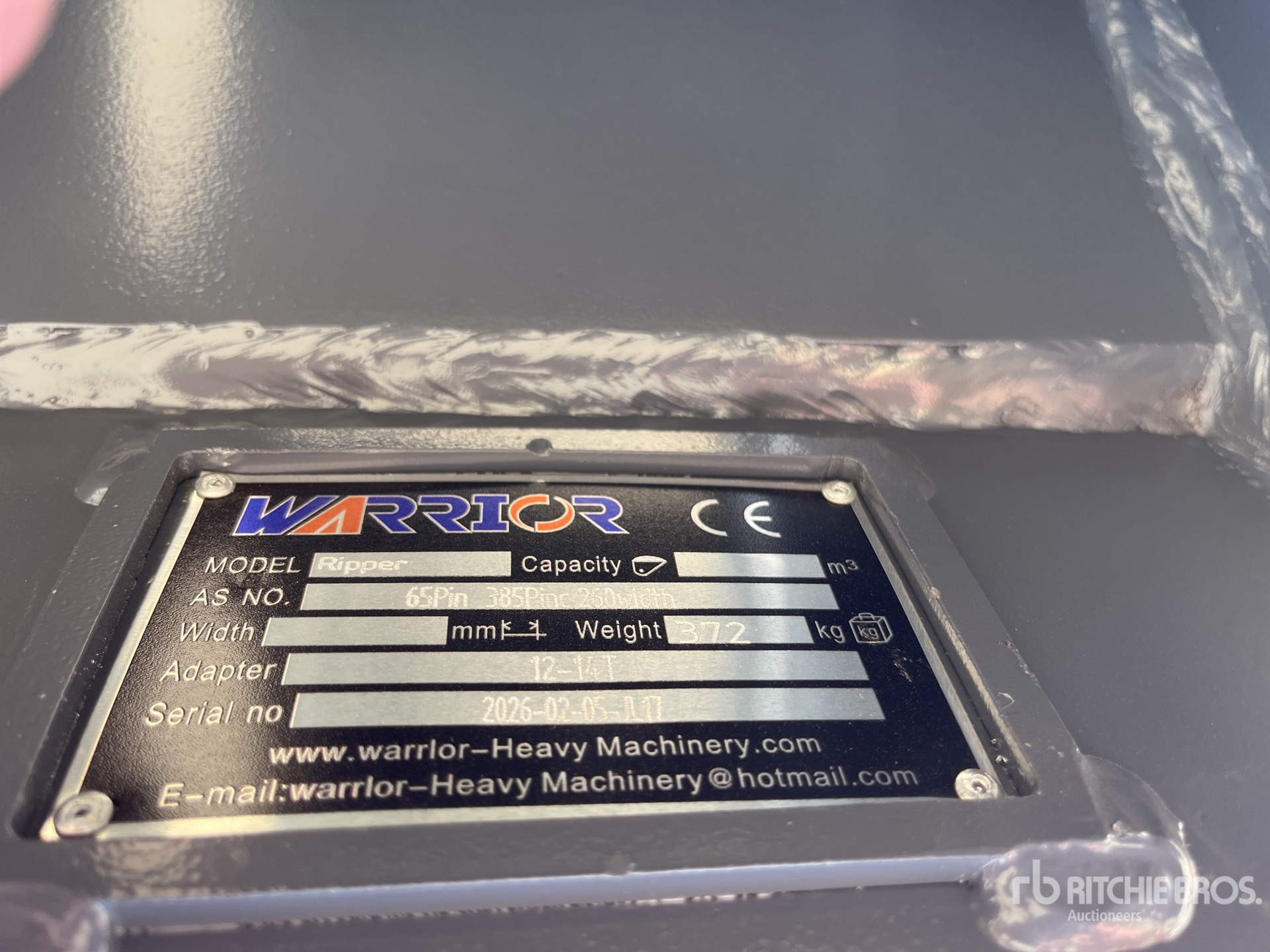 General Appearance with Seriennummer / FIN