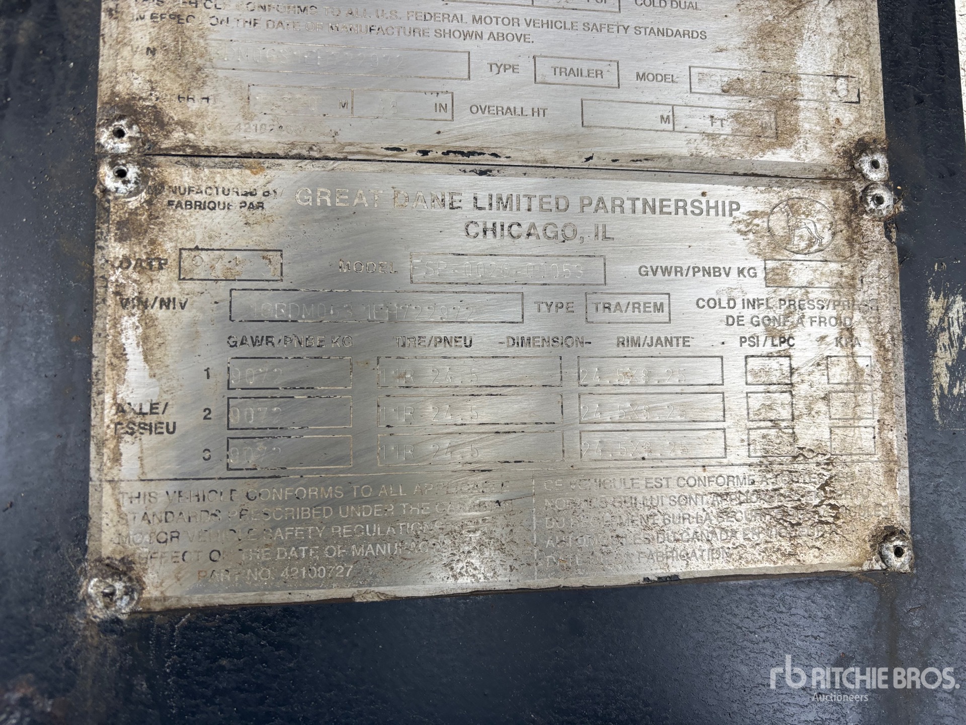 General Appearance with Seriennummer / FIN