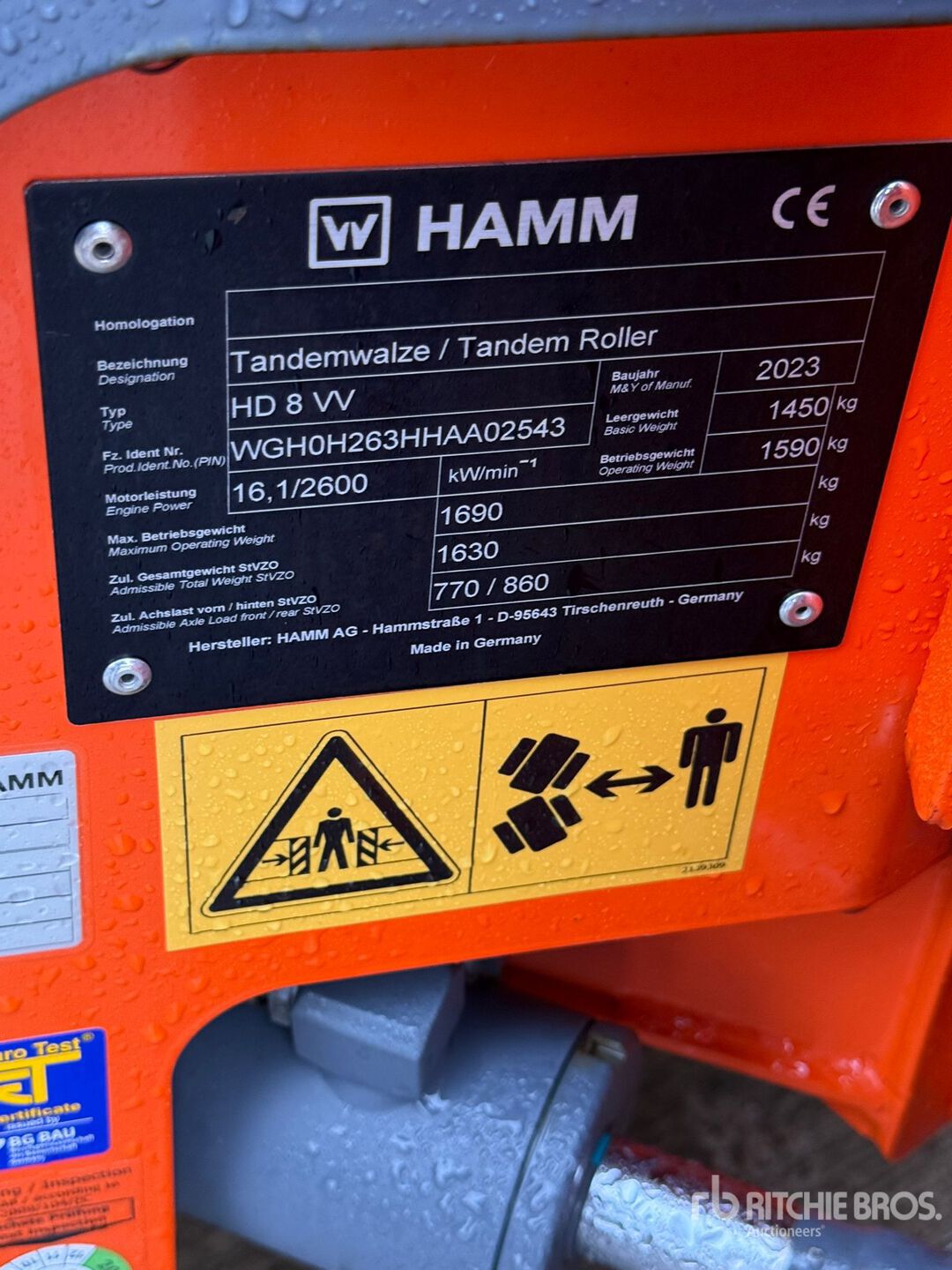 General Appearance with Seriennummer / FIN