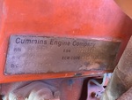 Engine with Emission Label