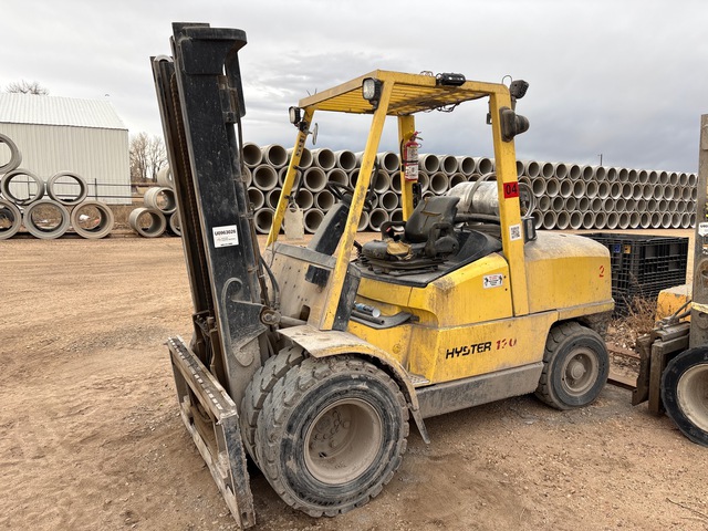 Hyster H120XM 11500 lb Pneumatic Tire Forklift