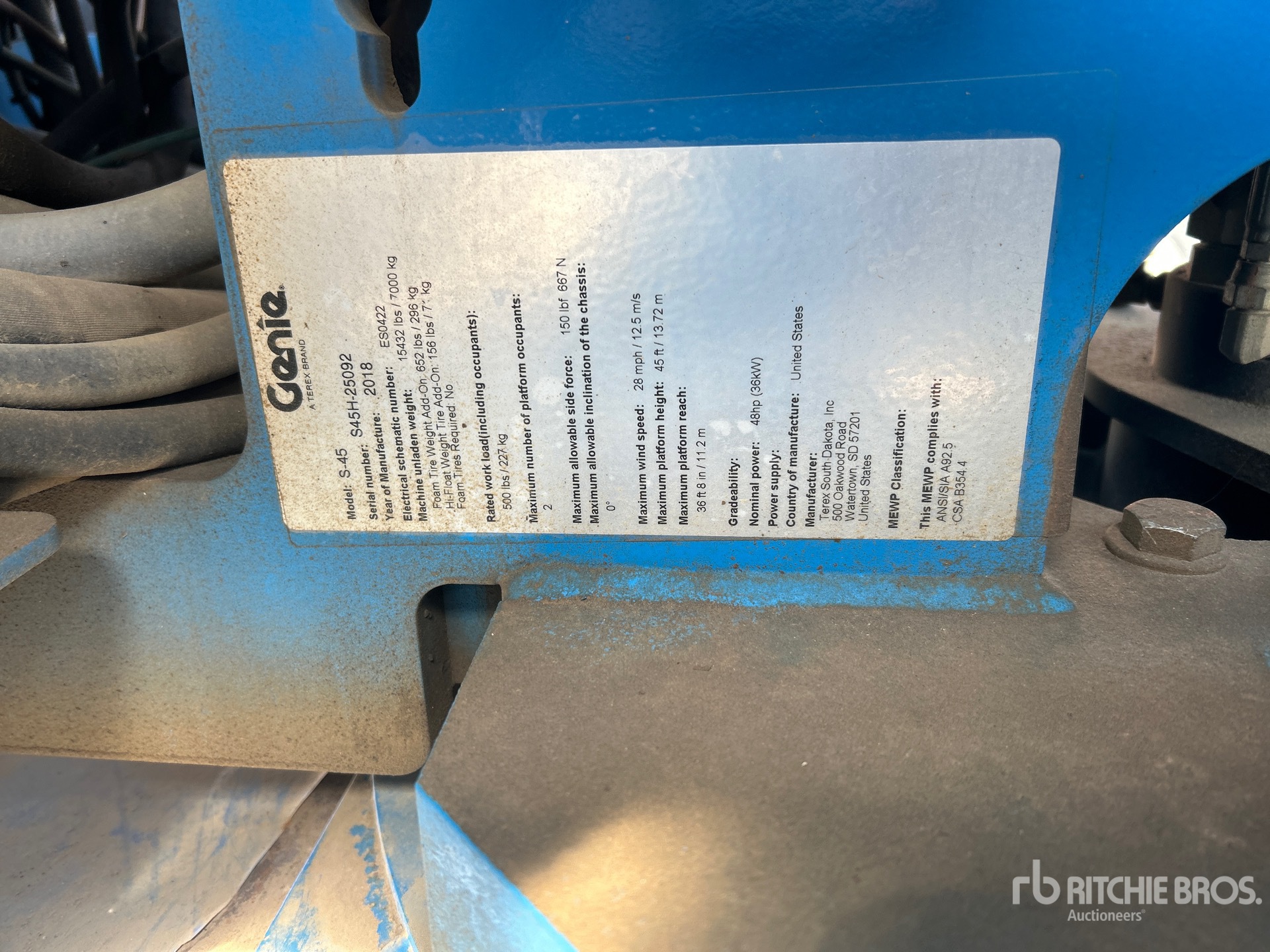 General Appearance with Seriennummer / FIN