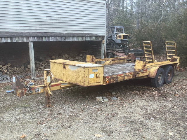 1999 Butler LT-1418-P 18 ft T/A Equipment Trailer 1999 Butler LT-1418-P 18 ft T/A Equipment Trailer