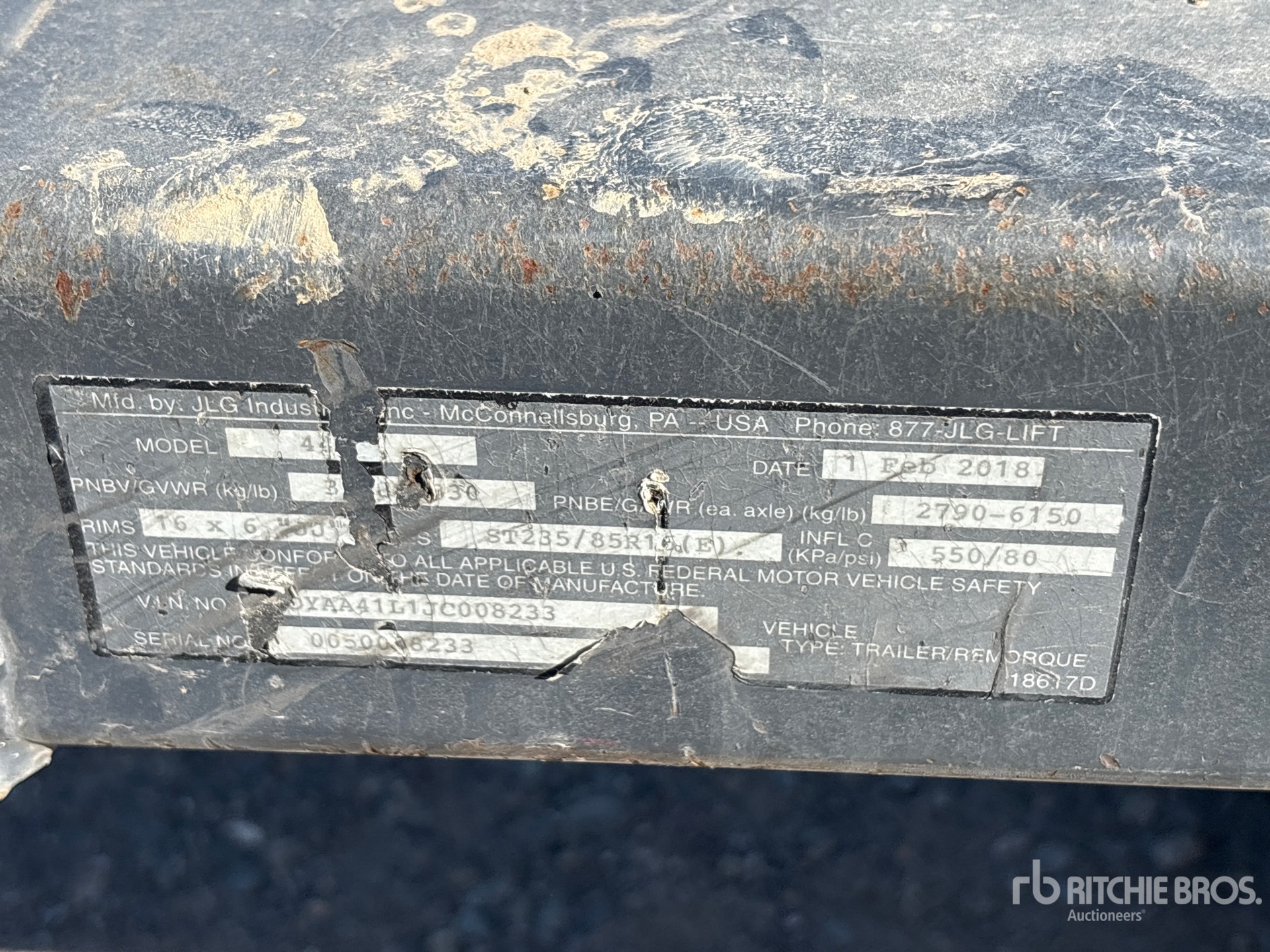 General Appearance with Numero seriale/numero d’identificazione del veicolo (VIN)