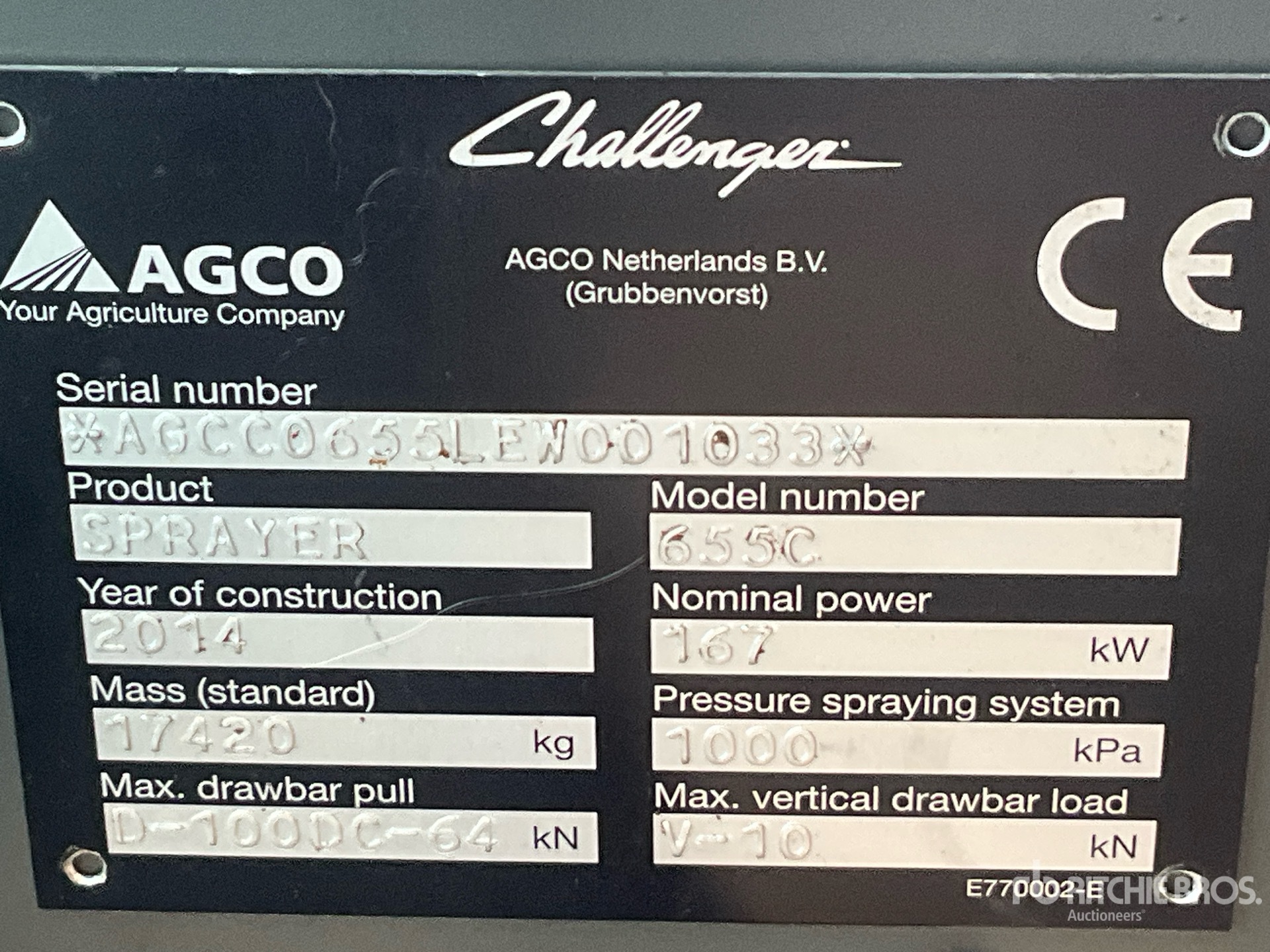 General Appearance with Numer seryjny/numer identyfikacyjny pojazdu