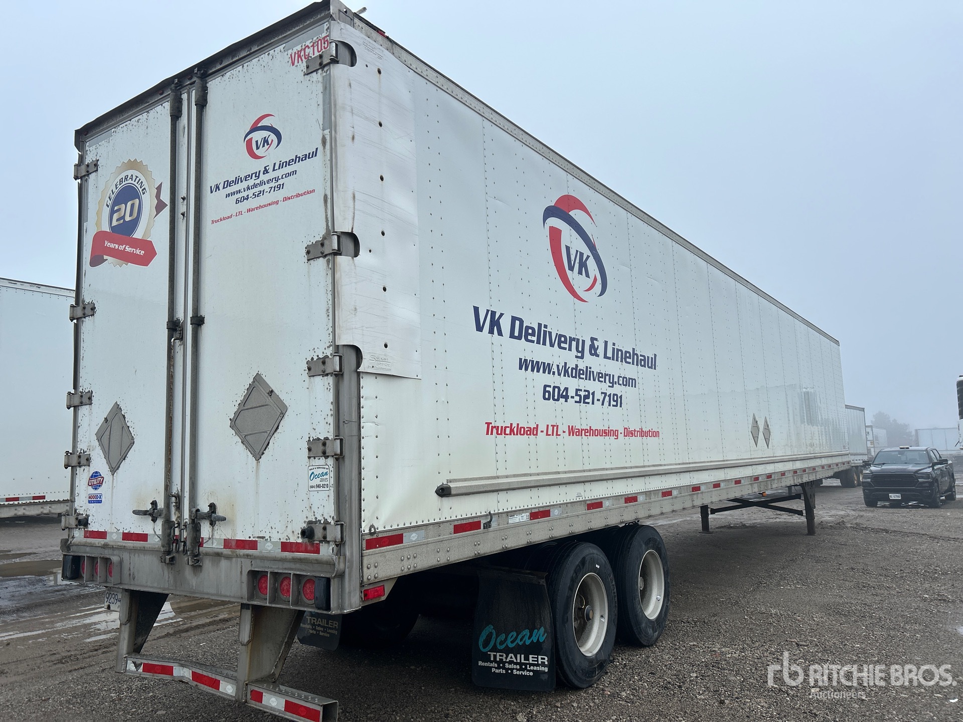 2019 Utility 53 ft x 102 in T/A