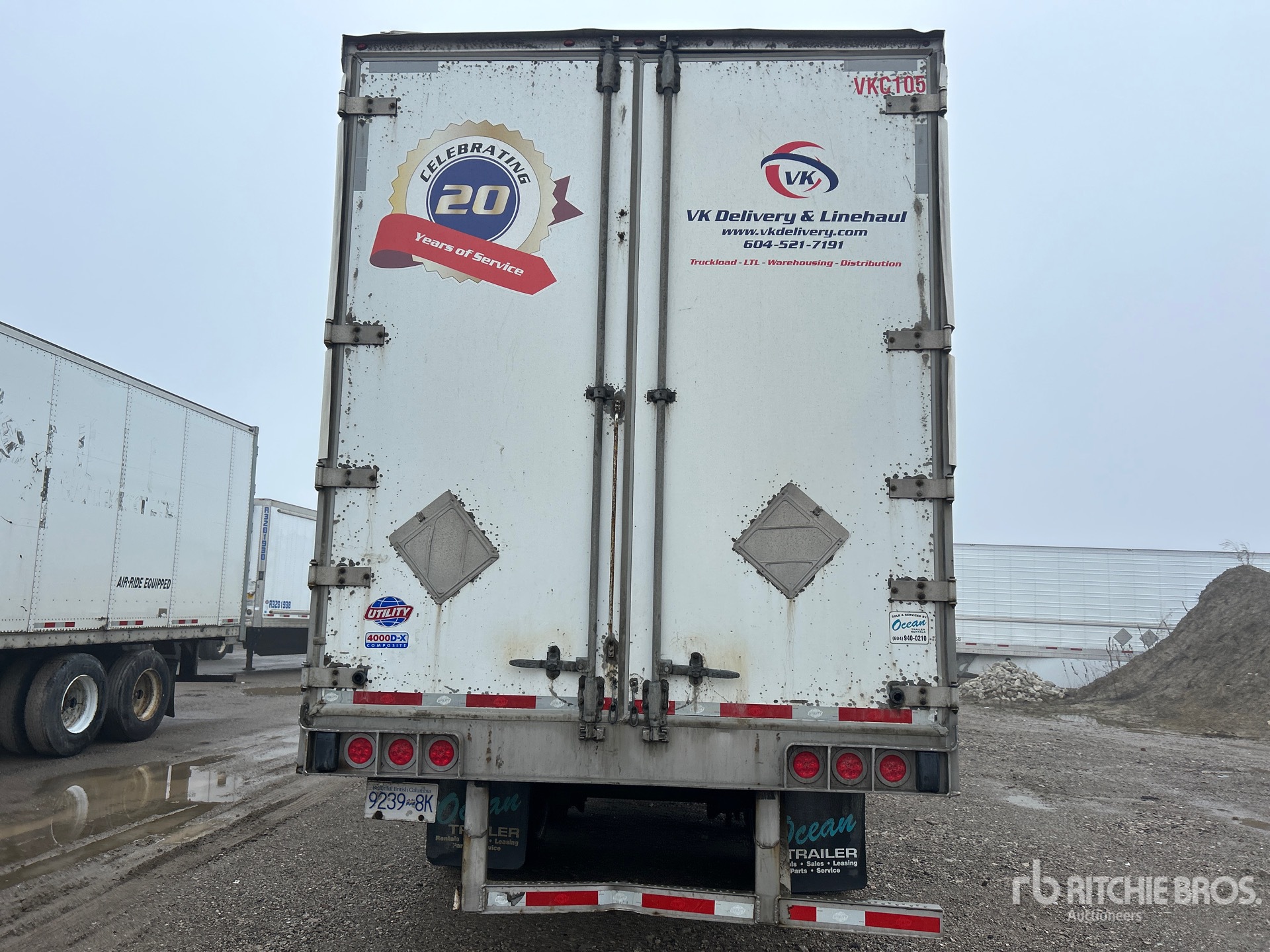 2019 Utility 53 ft x 102 in T/A