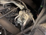 Engine with A/C Compressor