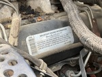 Engine with Emission Certification Label