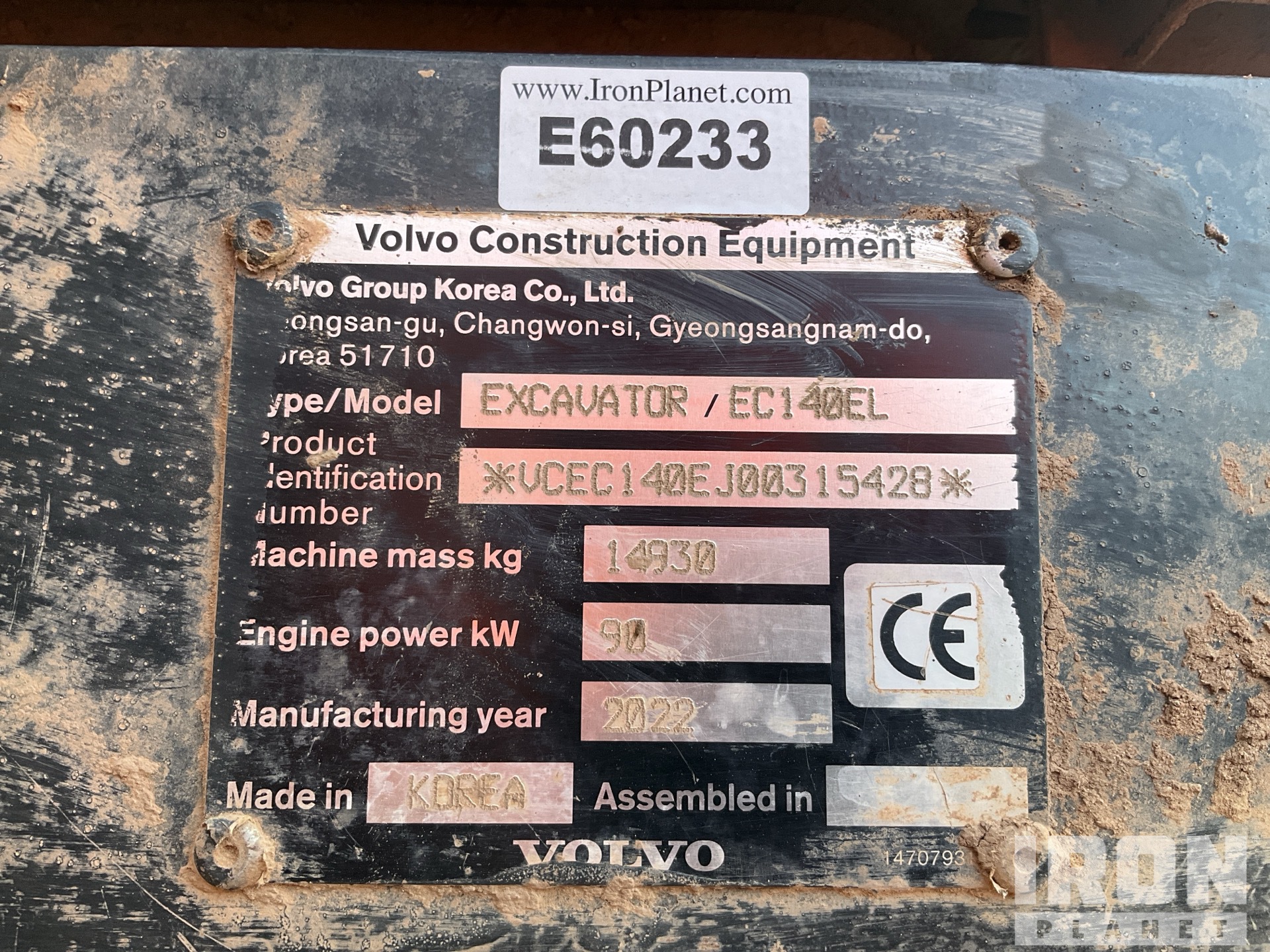 General Appearance with Numéro de série/Numéro d'identification du véhicule automobile