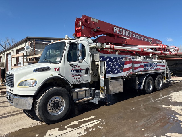 2014 Alliance 38 38 m on 2015 Freightliner M2 106 6x4 Concrete Pump Truck 2014 Alliance 38 38 m on 2015 Freightliner M2 106 6x4 Concrete Pump Truck