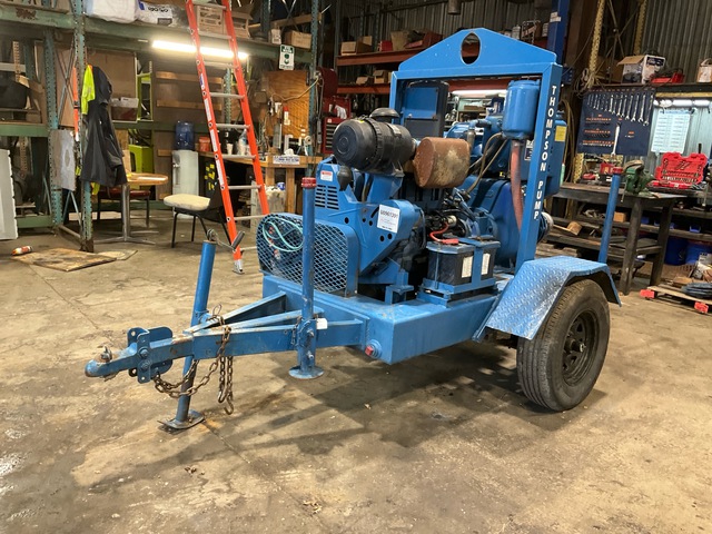 Thompson Trailer-Mounted Water Pump