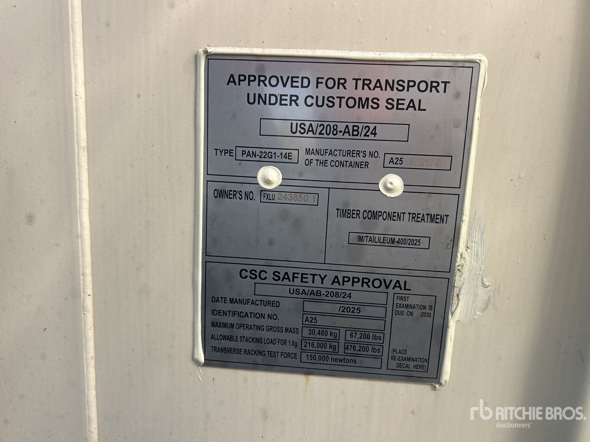 General Appearance with Numéro de série/Numéro d'identification du véhicule automobile