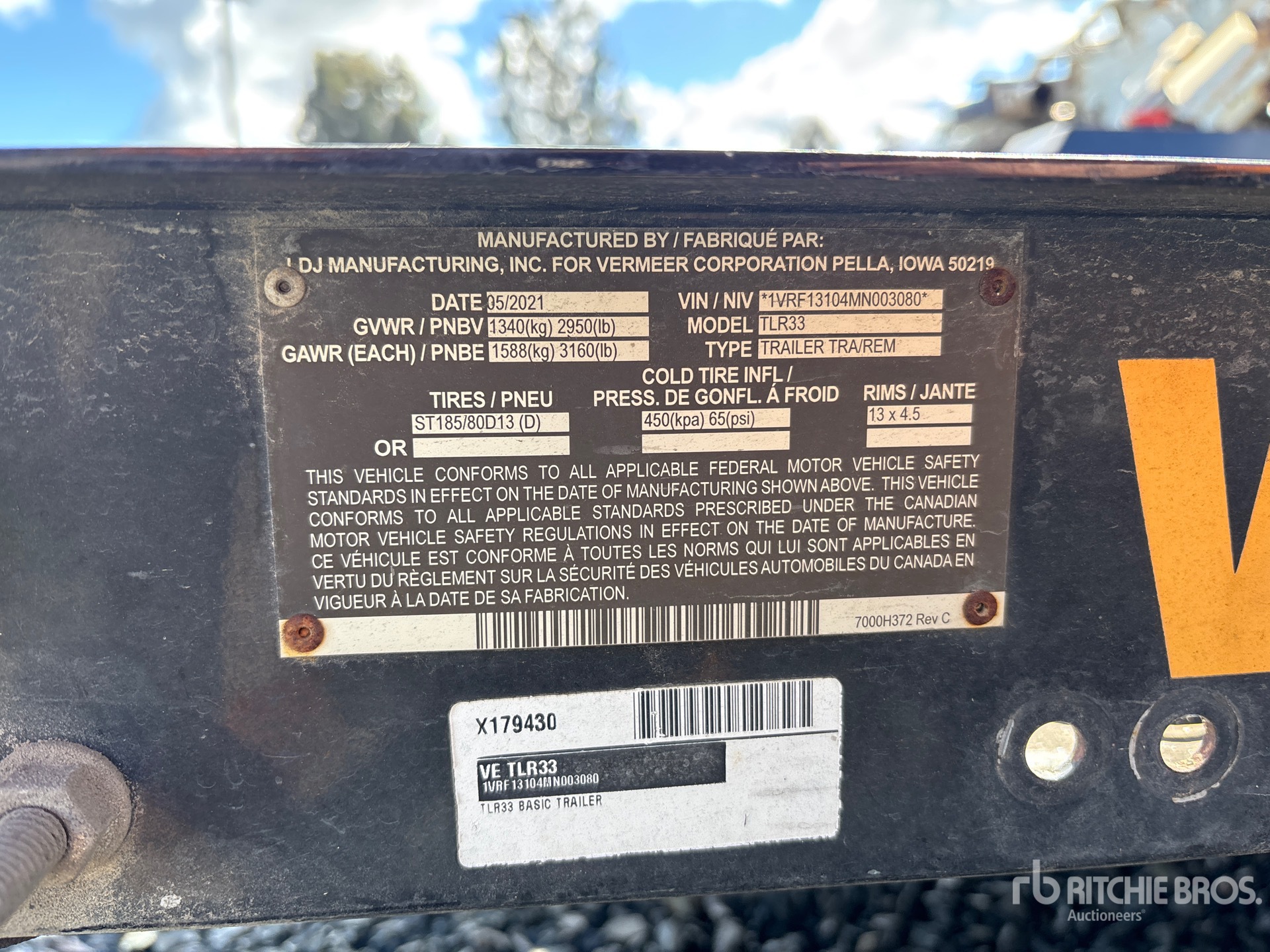 General Appearance with Numer seryjny/numer identyfikacyjny pojazdu