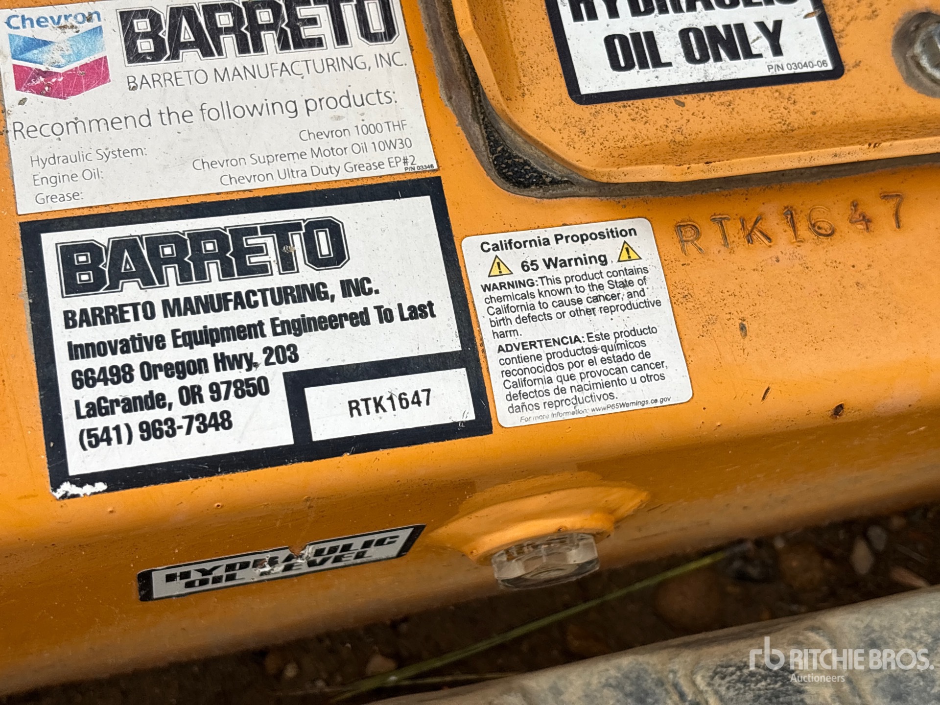 General Appearance with N.º de serie/VIN